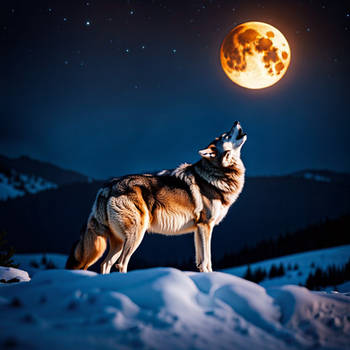 January's Wolf Moon
