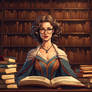 The Lady Librarian, Protector of Books