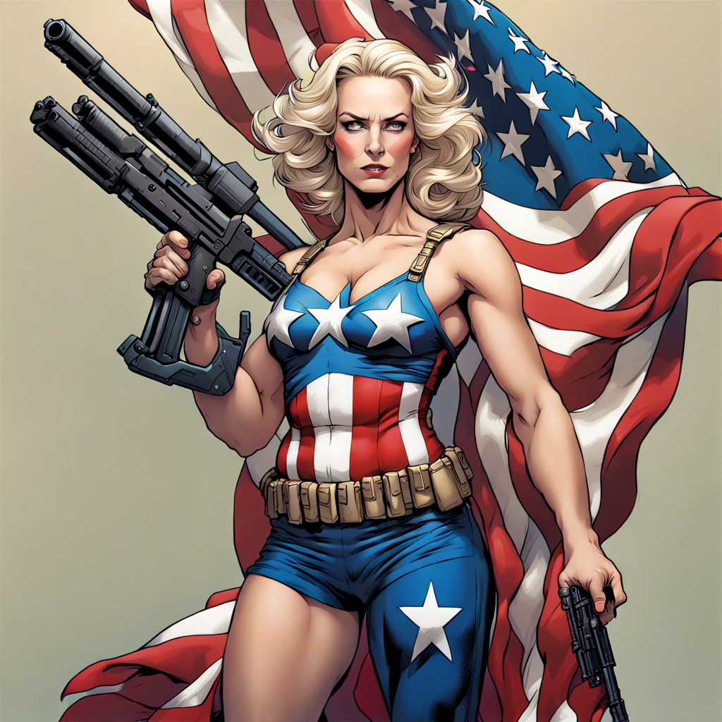 Mother America Is Brandishing Her Weapons