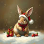 Christmas rabbit