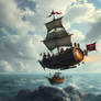 Steampunk Airship Pirate