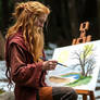 Druid Takes Up Water Color Painting As A Hobby