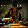 Witch Baking Pie Spells