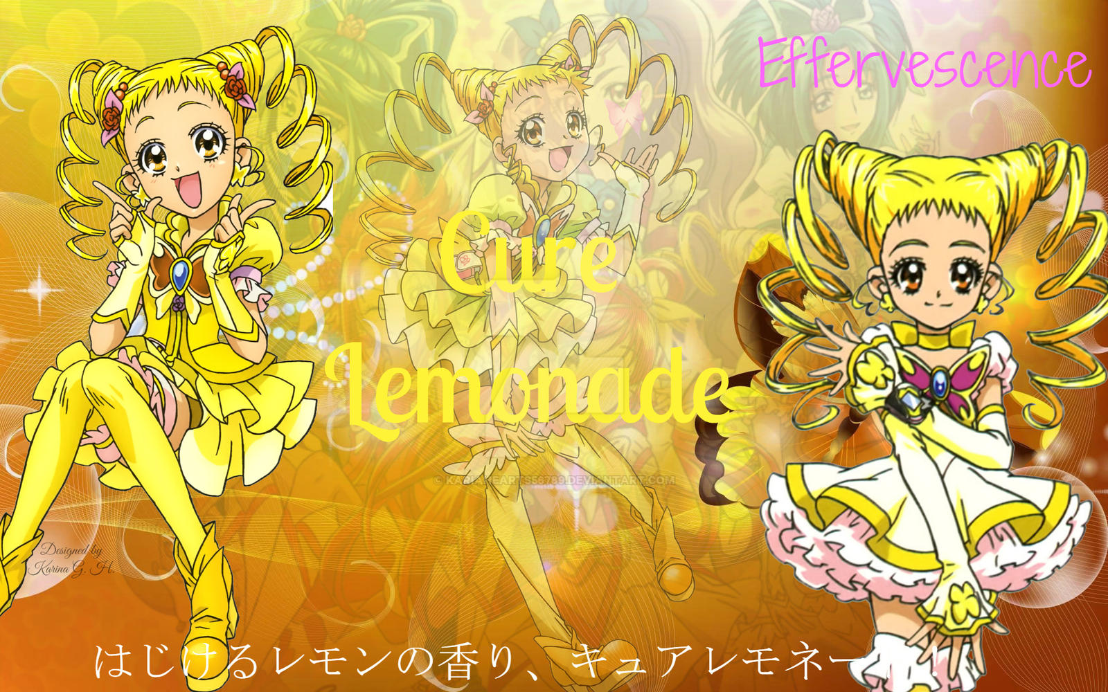 Cure Lemonade Wallpaper By Kariahearts567 On Deviantart Cure Lemonade Wallpaper By Kariahearts567 On Deviantart