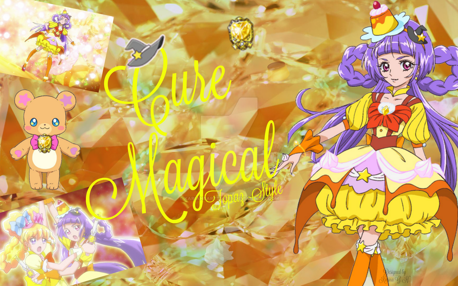 Cure Magical Topaz Wallpaper By Kariahearts567 On Deviantart Cure Magical Topaz Wallpaper By Kariahearts567 On Deviantart