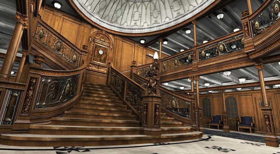 Titanic Grand Staircase VI by Hudizzle