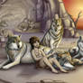 Mowgli and the Wolves
