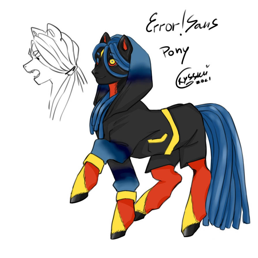 Mlp Error Fixed errorsans pony by Grysskii on DeviantArt