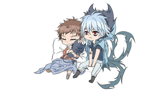 servamp kuro and mahiru chibi