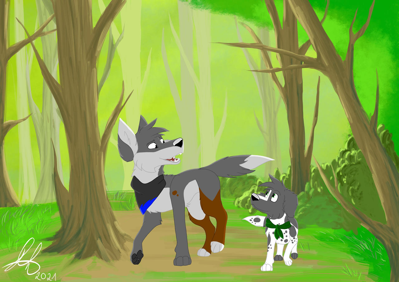 a leisurely walk by KitoArt25 on DeviantArt