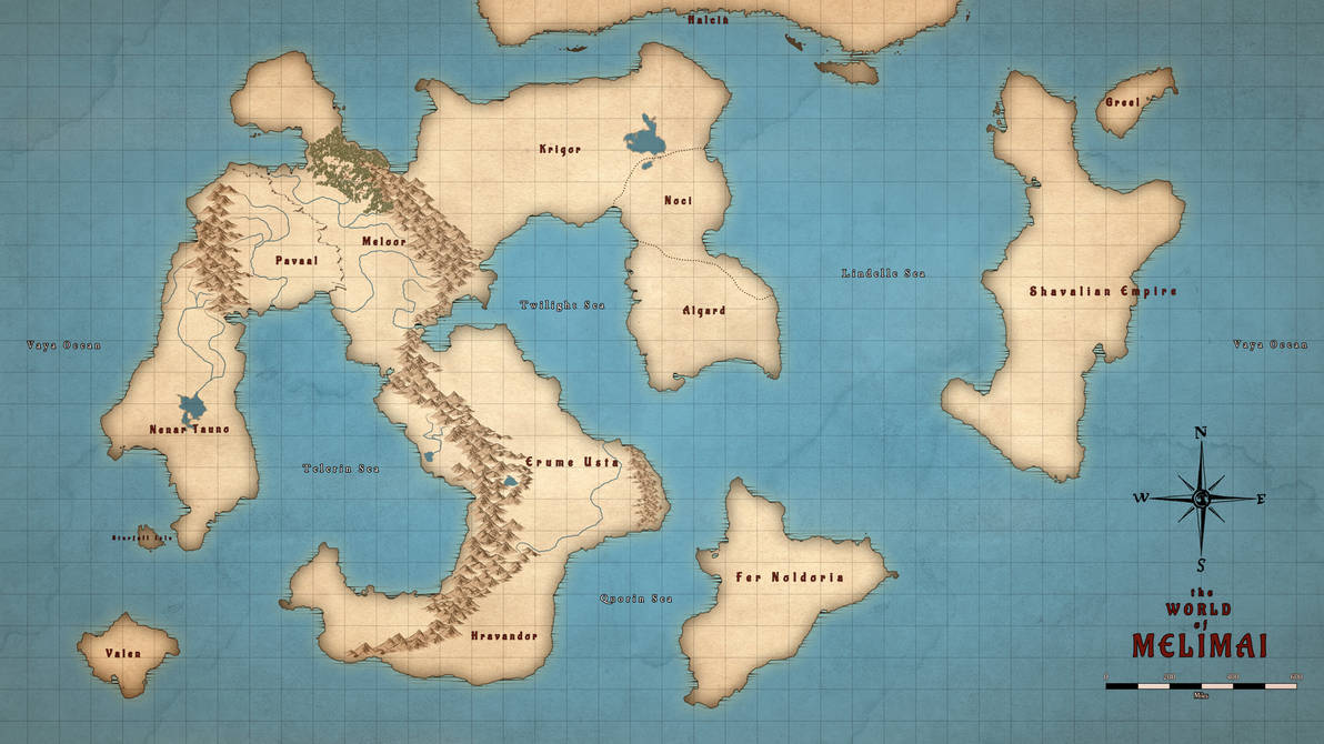 Meluri Map Melimai World Map by bparnell on DeviantArt