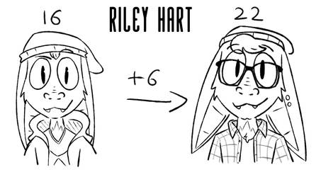 Riley Hart aged-up