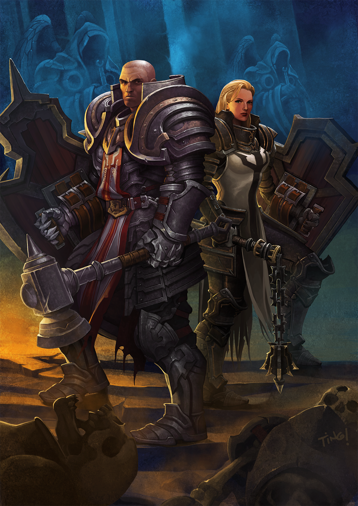 Warriors of Zakarum by pixelcharlie