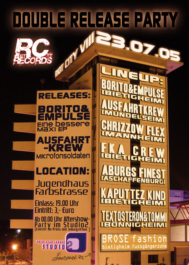 Riot City Records VIII Flyer by nodensity on DeviantArt