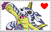 Gabumon Fan - Stamp