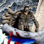 Batman/Spider-Man Copic commission