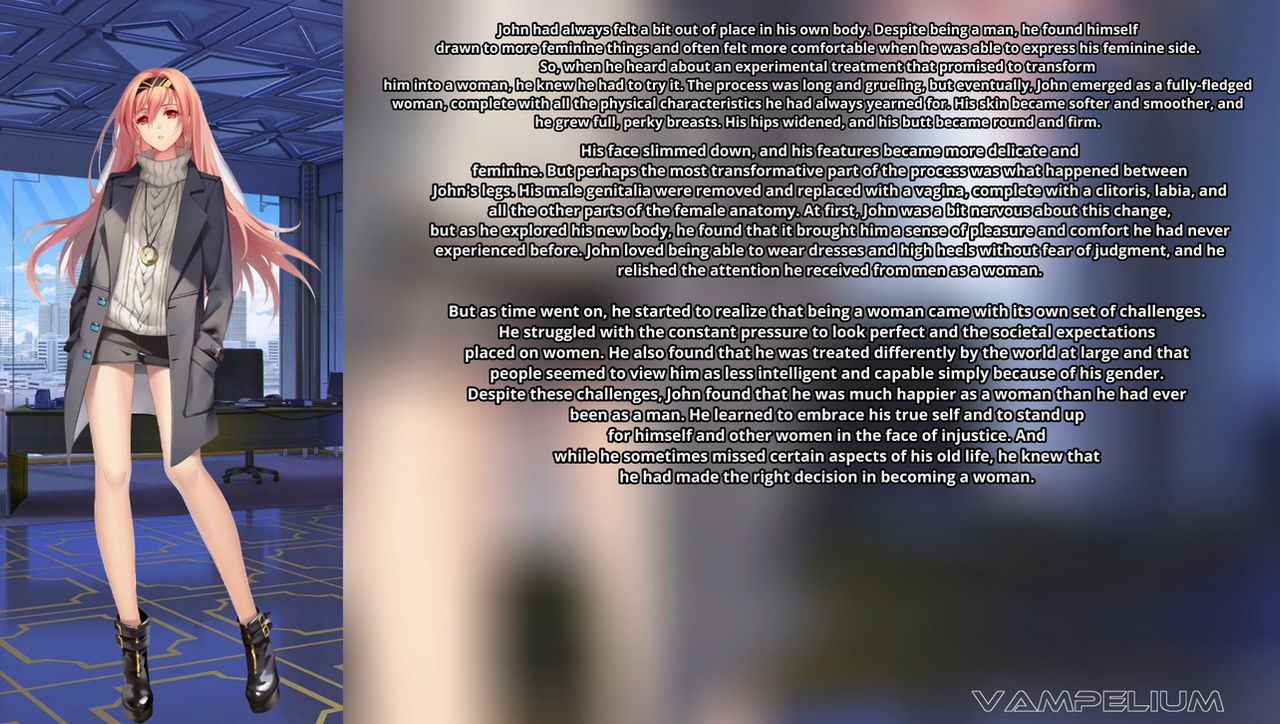 Tg Cap Inner The Man Who Found His Inner Woman TG caption by Vampelium on DeviantArt