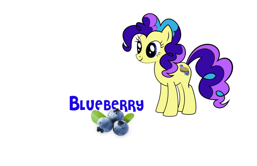 Blue Raspberry Equestria Blueberry Pony by AlliesArt on DeviantArt
