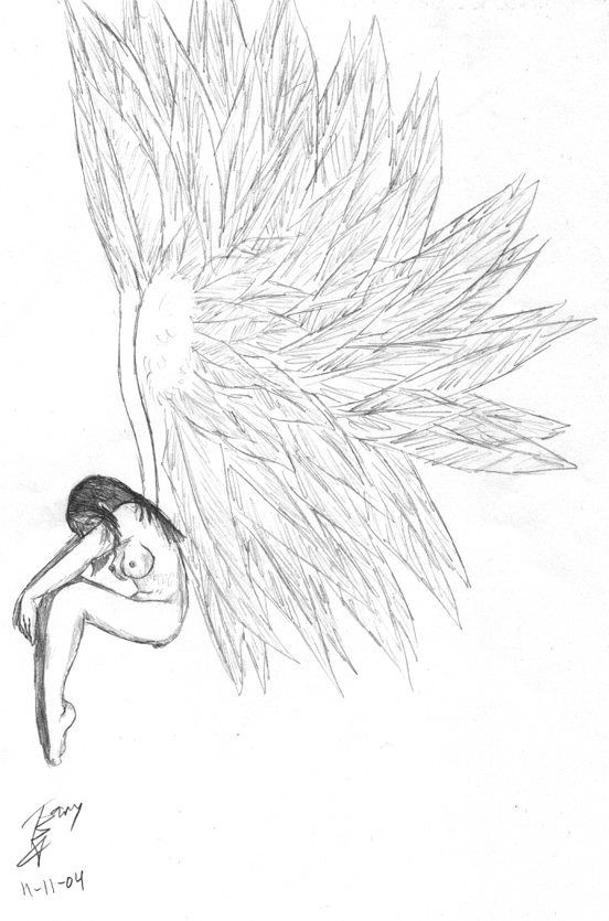 Nude Angel 2 By Mokia Sinhall On Deviantart