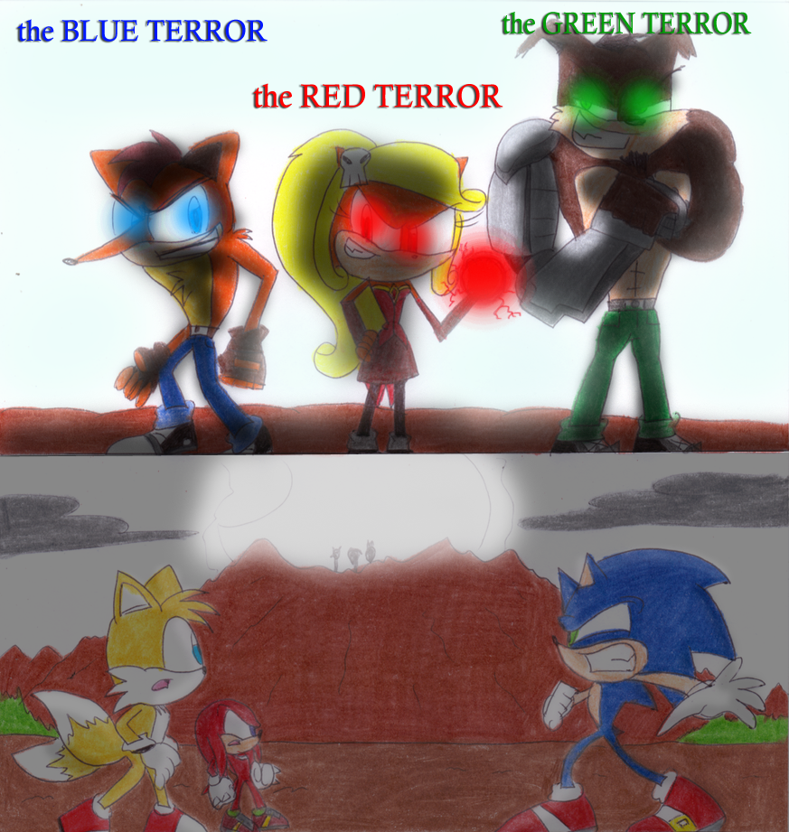 Blue Terror, Green Terror and Red Terror