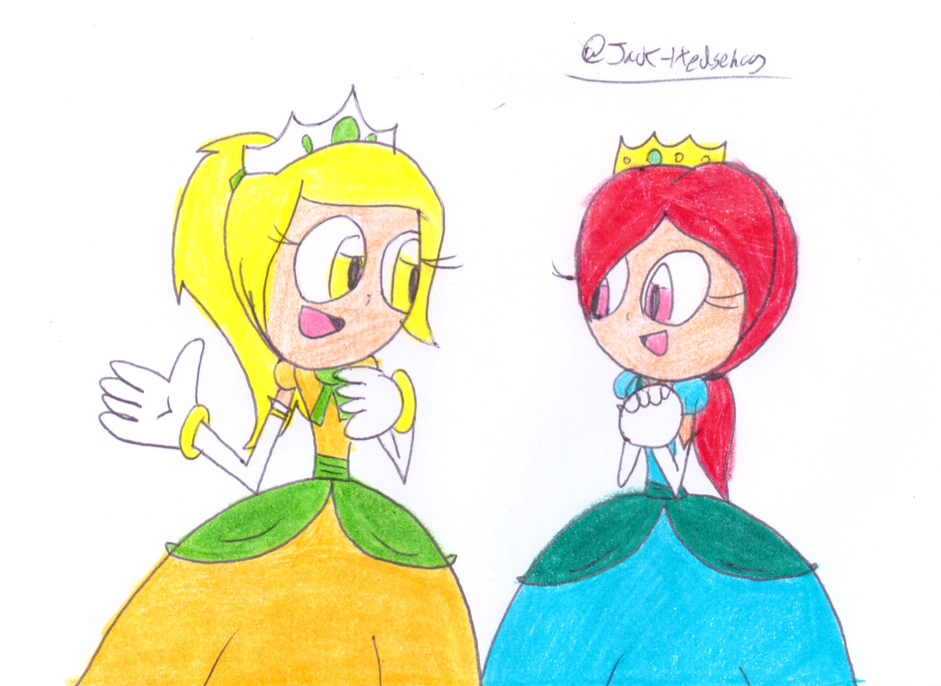 Two Princesses Met each other by JH-Production on DeviantArt
