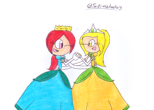 Two Lovely Princesses~ by JH-Production on DeviantArt