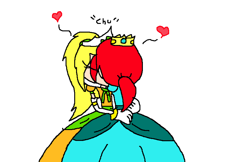 Two Princesses First Kiss by JH-Production on DeviantArt
