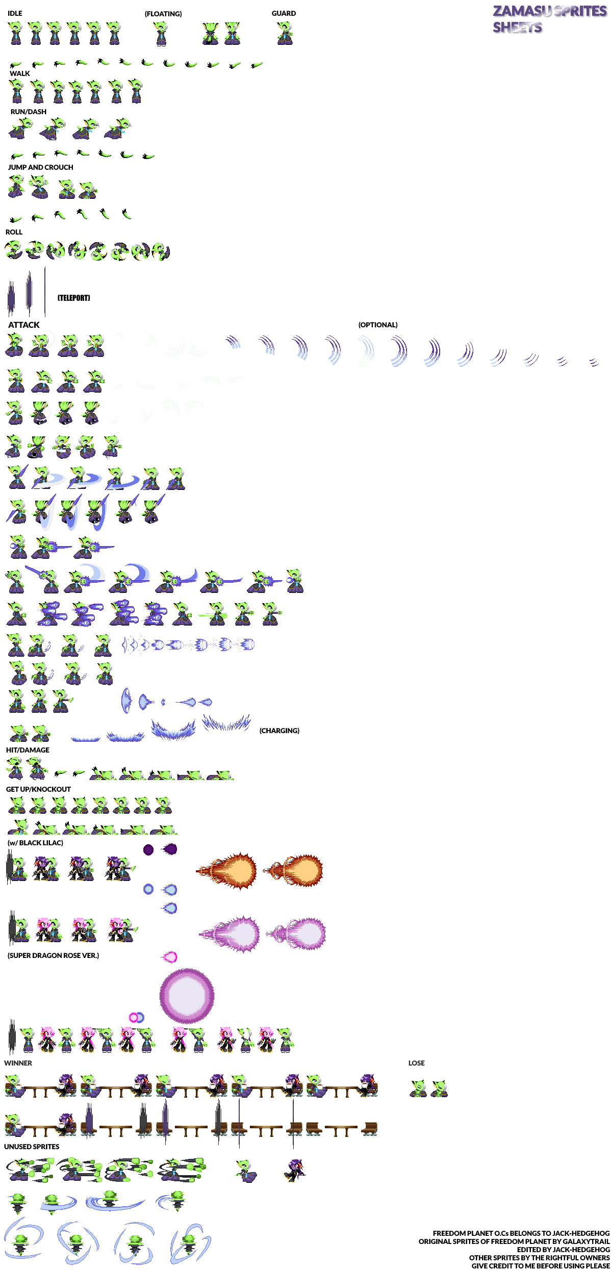 pix Jack The Hedgehog Sprites zamasu sprites sheet completed by