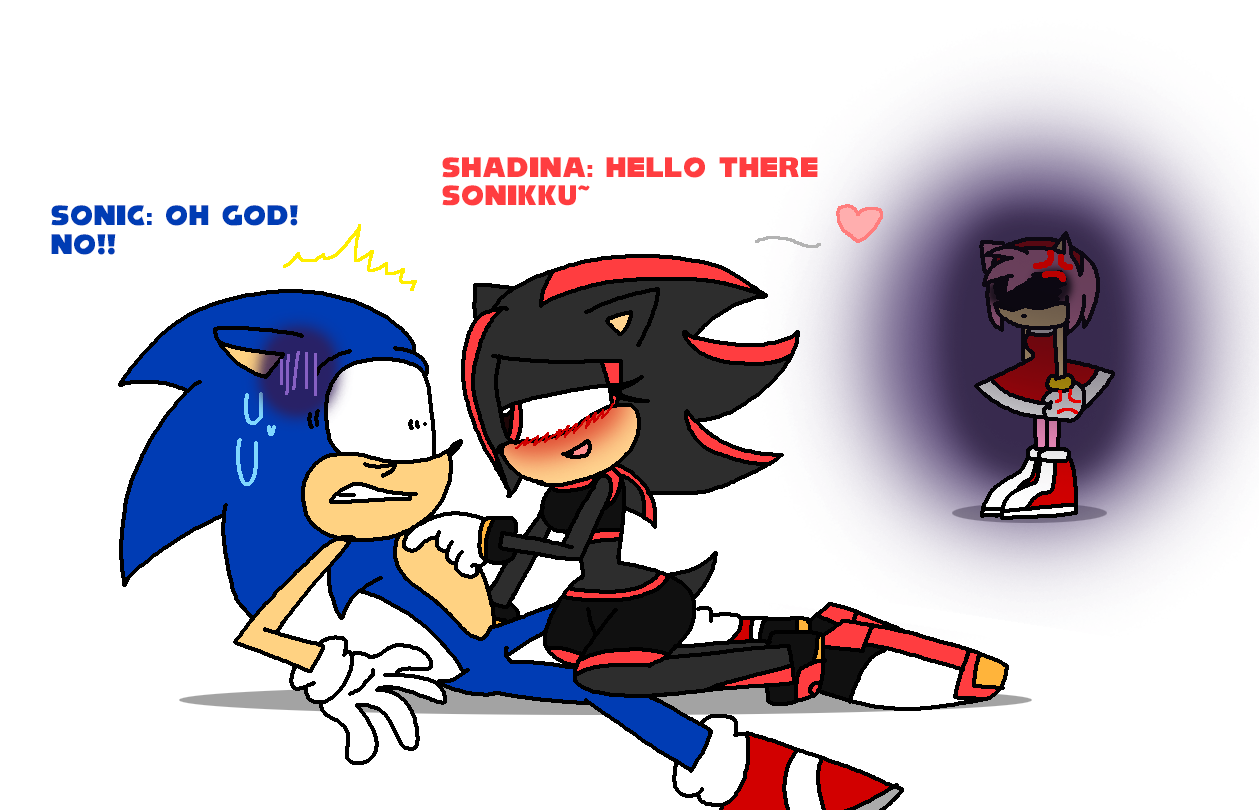 sonic amy y shadow by shariajhanjile on DeviantArt