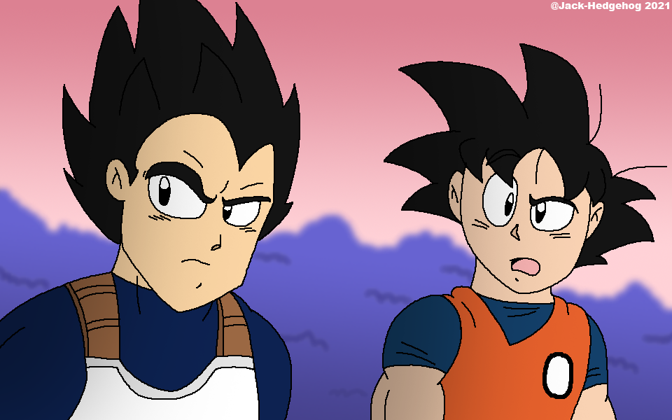 Goku Jr Vegeta Jr by f1l1p3 on DeviantArt