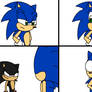 When Sonic sees Evil Sonic the First Time