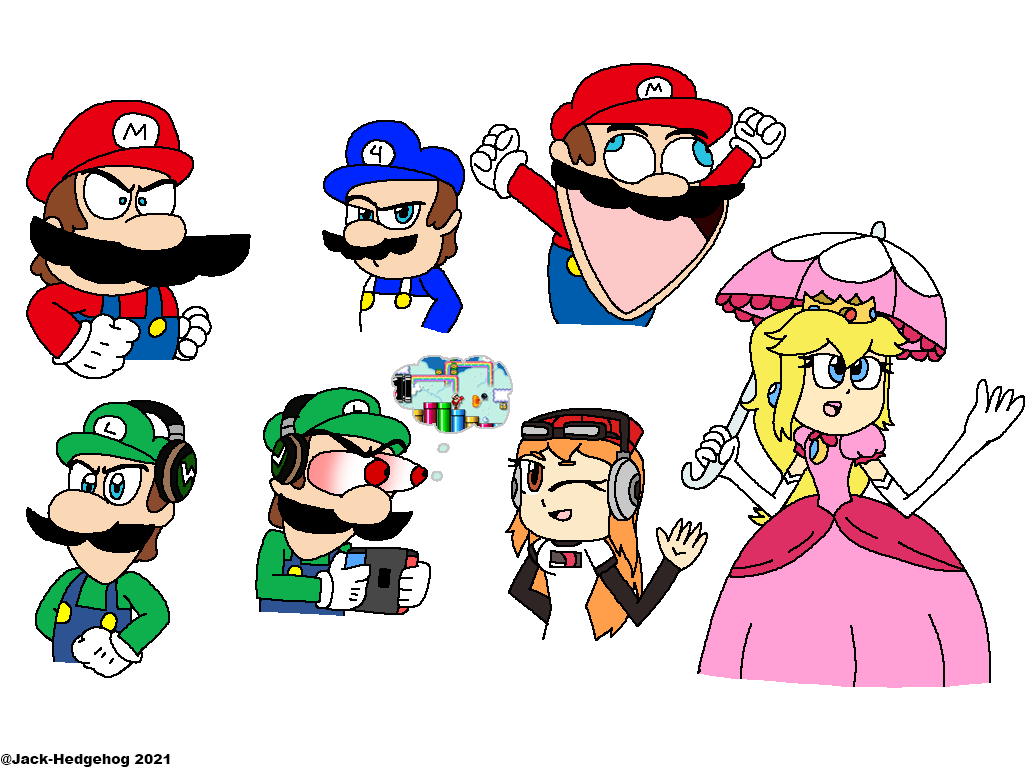 Random Mario Drawings #2 (Re-Make 2021) by JH-Production on DeviantArt