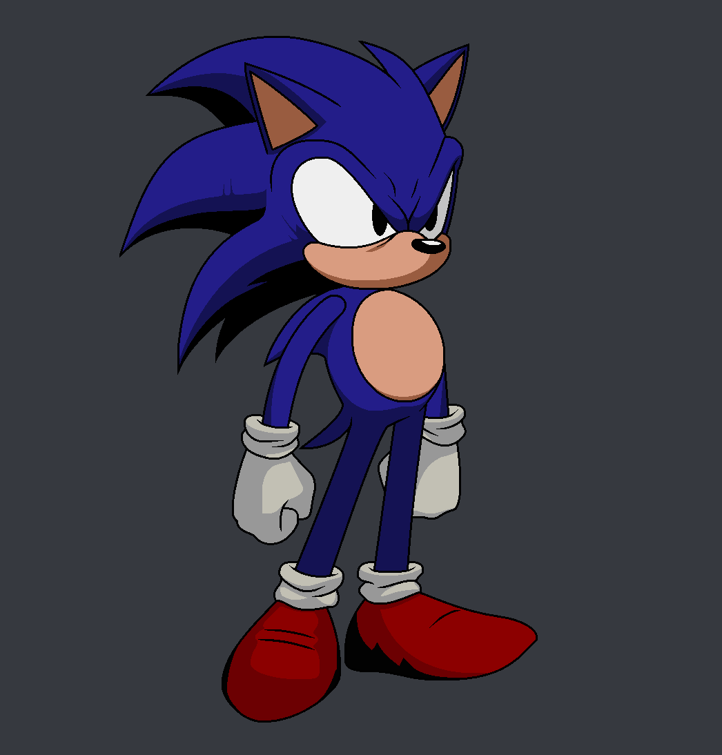 I decided to draw Faker.EXE (I just call him Faker) from the VS Sonic.EXE  2.0 mod on FNF hope you all like it : r/SonicTheHedgehog