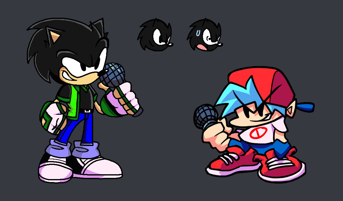 Faker Sonic (from FNF vs Sonic.Exe) (by O.M.) by JH-Production on