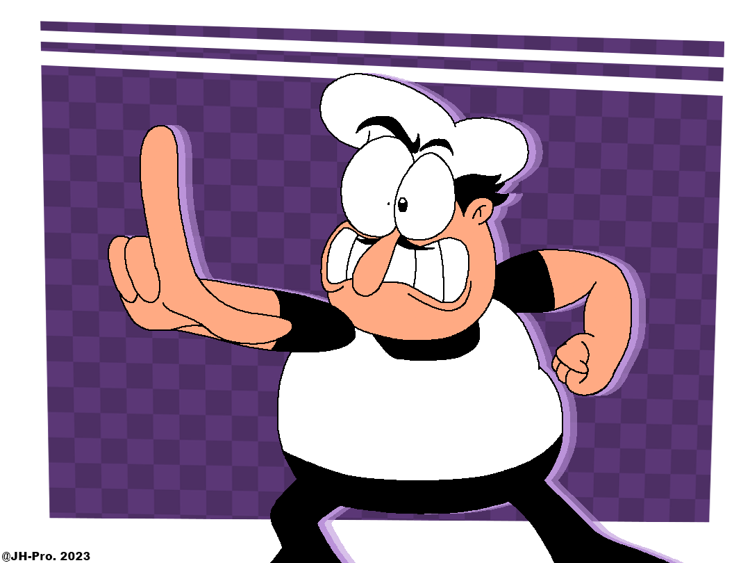 Peppino from Pizza Tower by rabbidlover01 on DeviantArt