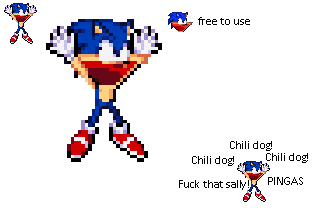 Sonic in JH ver. Sprites Prev (by PTH-Pro.)