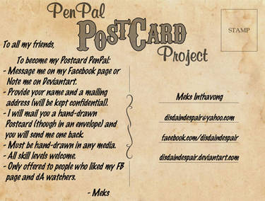 PenPal Postcard Project