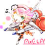 Axelay girl on Axelay