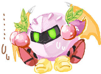 Pink Meta Knight :1 by curamix666 on DeviantArt