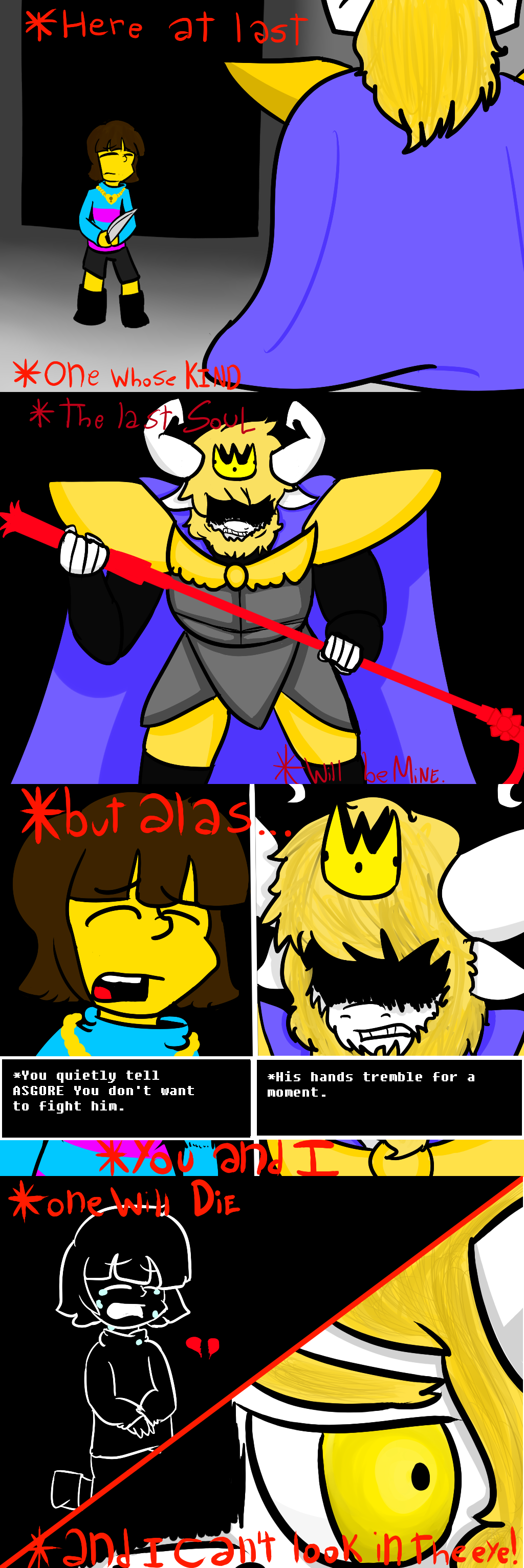 Asgore Battle by 0Silver0Wings0 on DeviantArt