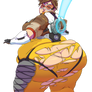 Overweight Overwatch: Tracer (Cel Shade)