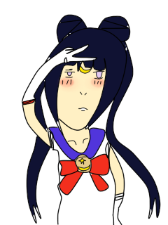 Hinata Hyuga as Sailor Moon