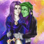 Raven and Beast Boy