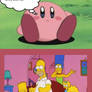 Kirby watch The Simpsons