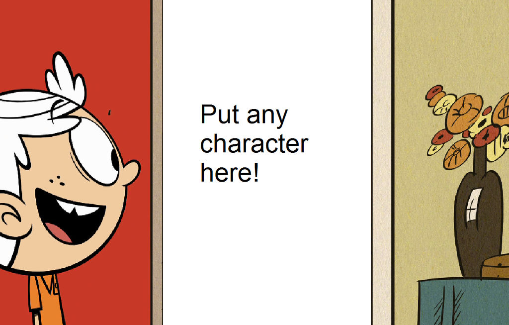 Lincoln Loud meet a blank meme