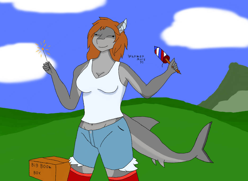 Firework Shark by warmermold on DeviantArt