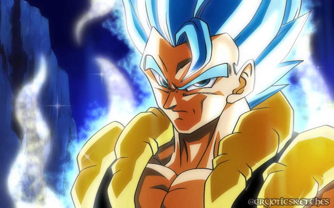 Super Saiyan Blue Ultra Evolution Gogeta by sketchyeddie123 on