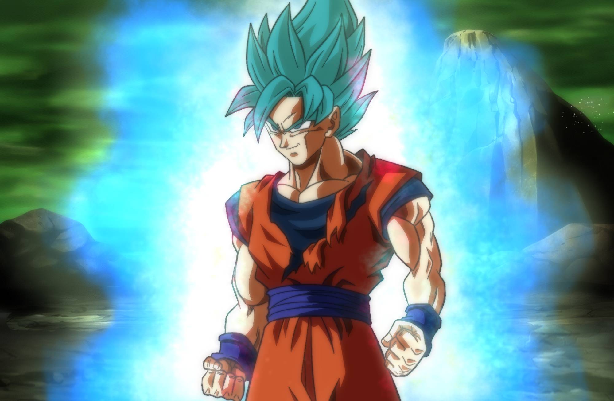 Goku SSJ Blue Full Power by Cholo15ART on DeviantArt