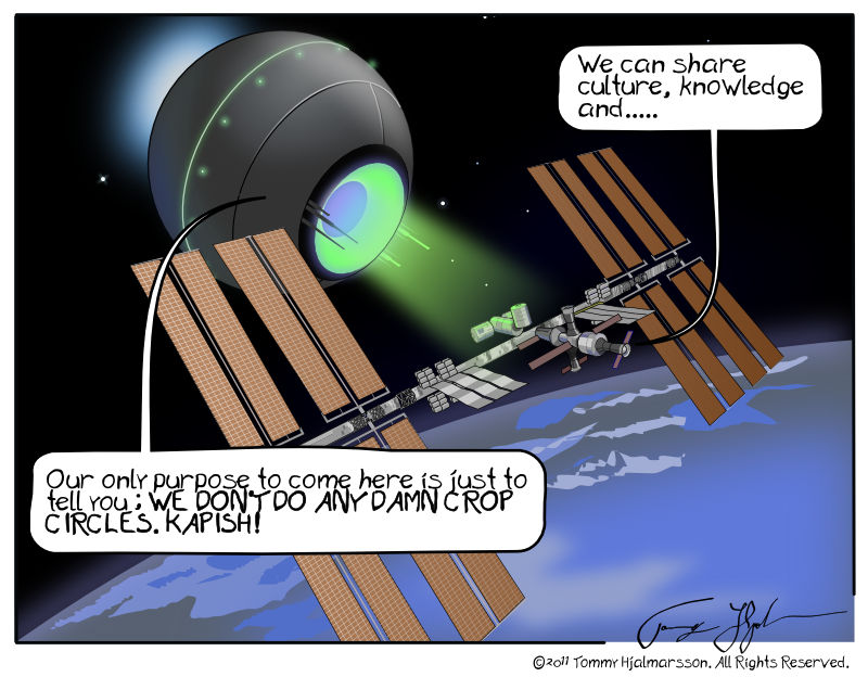 Grumpy aliens by zombiwoof on DeviantArt