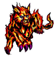 Digimon sketch 2 (Lynxmon)